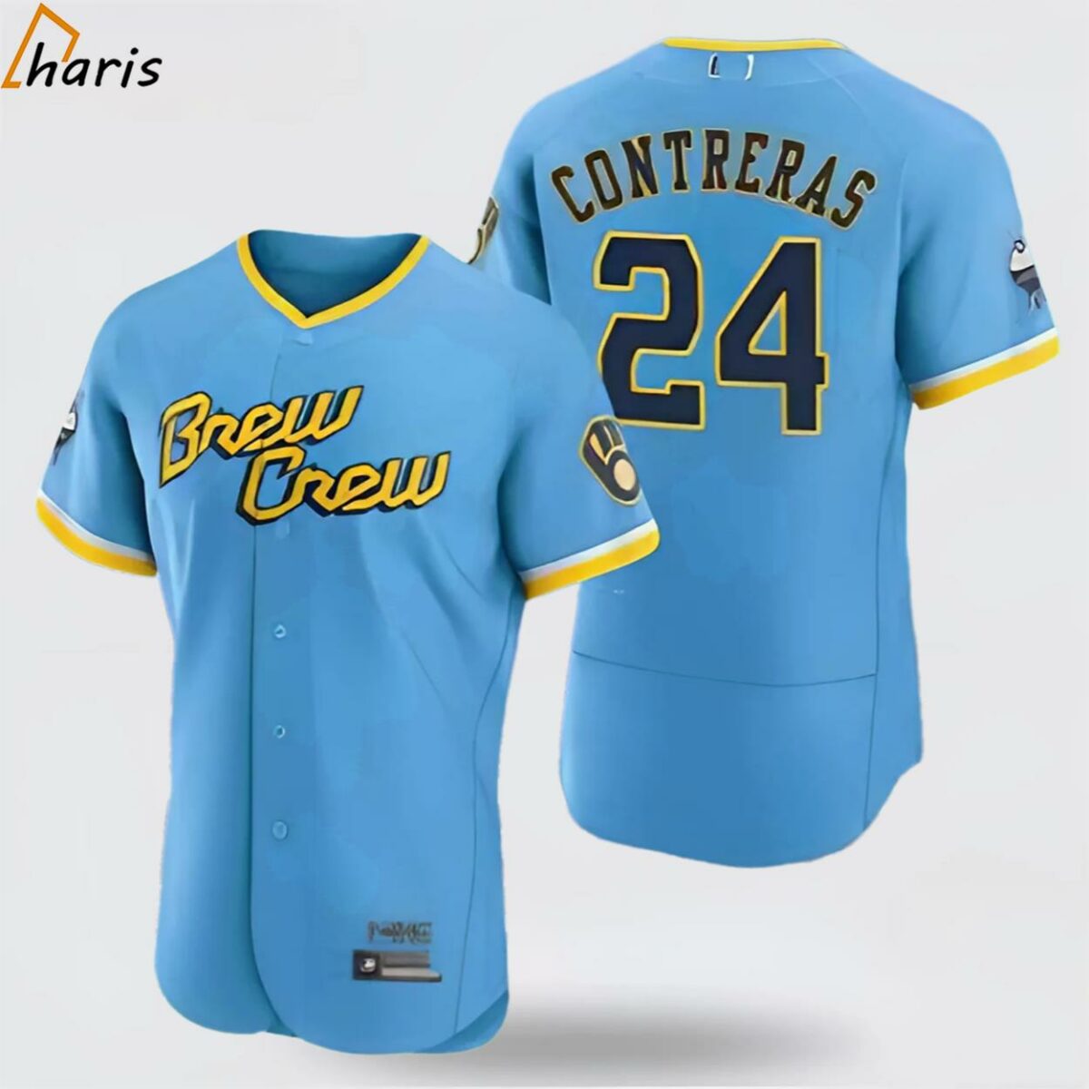 Brewers William Contreras City Connect Replica Jersey 2024 Giveaway 1 1