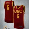 Bronny James Cardinal USC Trojans Basketball Jersey 2 2