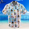 Chibi Dragon Ball Characters Pattern Button Up Hawaiian Shirt 2 2