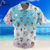 Chibi Studio Ghibli Pattern Button Up Hawaiian Shirt 2 2