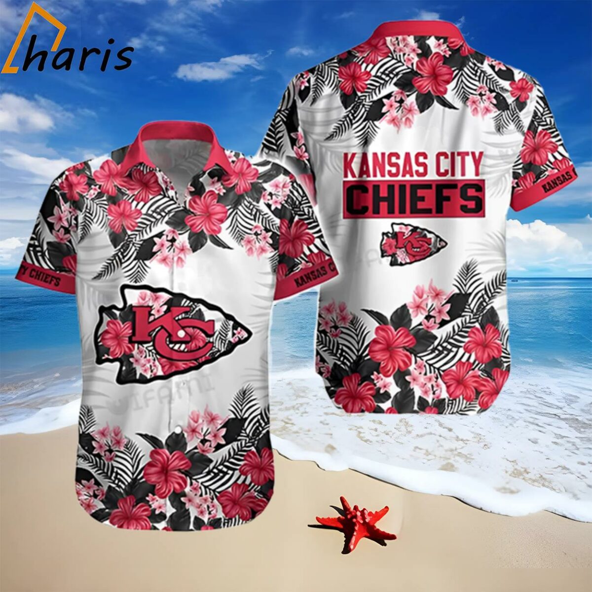 Chiefs Hawaiian Shirt Tropical Floral Pattern KC Chiefs Gift 1 1