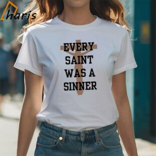 Chris Brown Wearing Every Saint Was A Sinner Shirts 1 Shirt