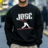Cleveland Guardians Jose Ramirez 11 Slugger Swing Shirt 4 Sweatshirt