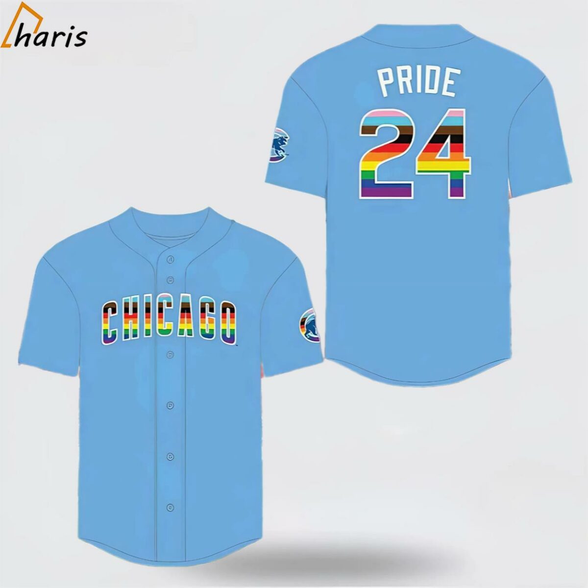 Cubs Pride Celebration Jersey 2024 Giveaway 1 1