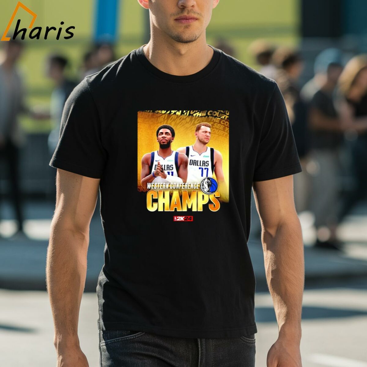 Dallas Mavericks Luka Doncic And Kyrie Irving Western Conference Champions 2024 Shirt 1 shirt