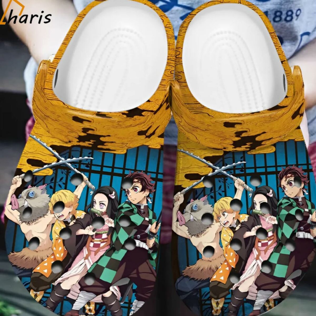 Demon Slayer Characters Unisex Clogs Shoes 1 jersey