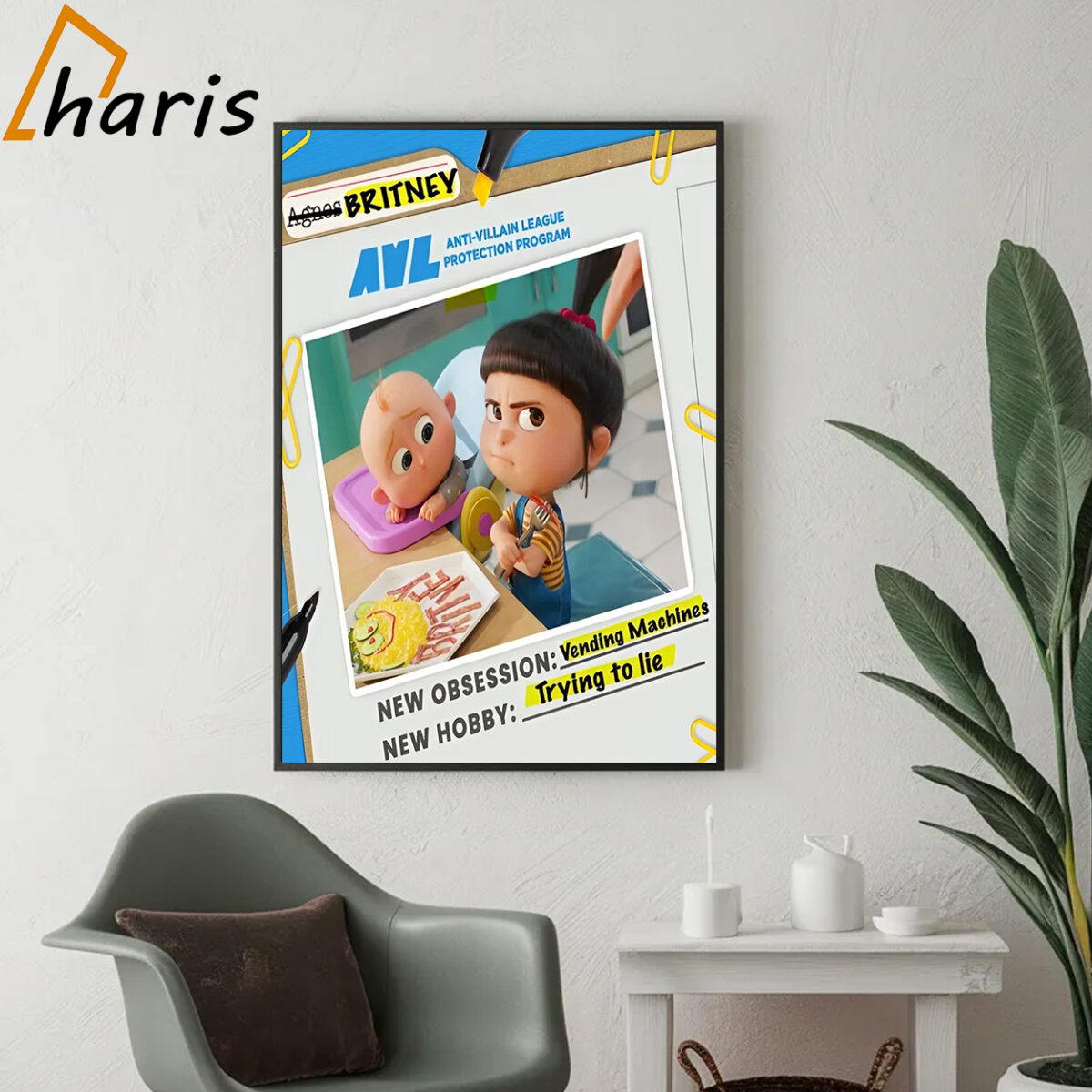 Despicable Me 4 Agnes As Britney Her Name Has Always Been Britney AVL New Dos Referral Poster
