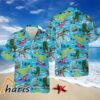 Dinosaur Surfing Beach Dinosaur Aloha Hawaiian Shirt 2 2
