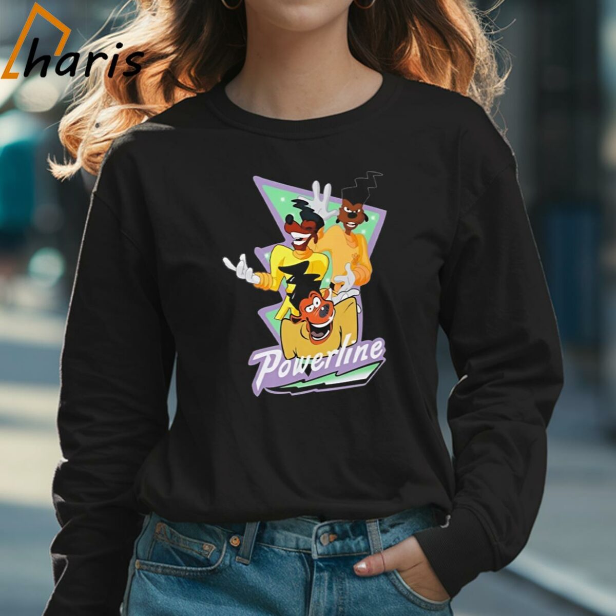 Disney A Goofy Movie Powerline T shirt 3 Long sleeve shirt