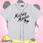 Disney Little Girls Mickey and Minnie Mouse Baseball Jersey 1