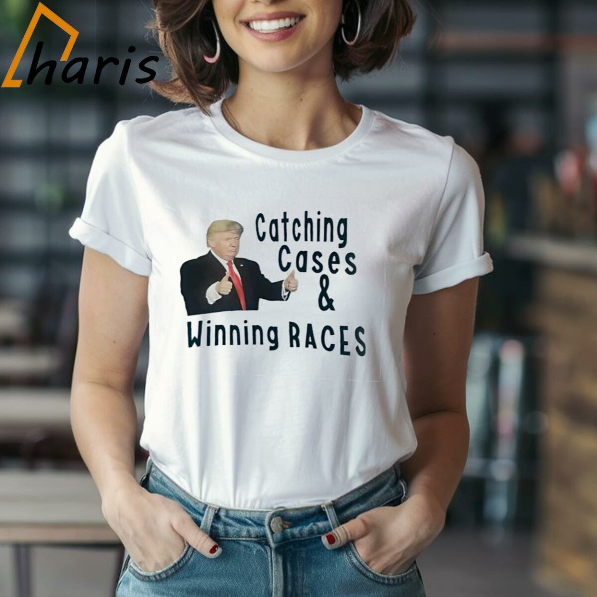 Donald Trump Catching Cases And Winning Races Shirt 1 Shirt