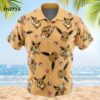 Eevee Pattern Pokemon Button Up Hawaiian Shirt 1 2