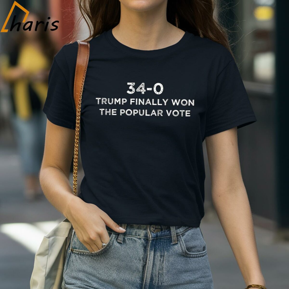 Finally Won The Popular Vote 34 0 Trump 2024 Convicted Felon T shirt 2 shirt