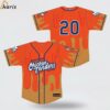 Fisher Cats Chicken Tenders Orange Baseball Jersey 2024 Giveaway 1 1