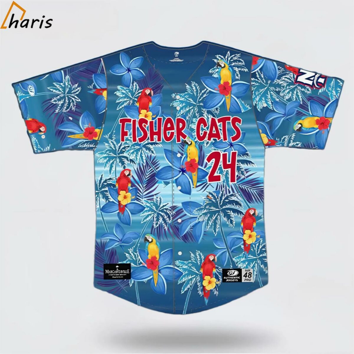 Fisher Cats Replica Margaritaville Jersey 2024 Giveaway 1 1