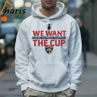 Florida Panthers 2024 Eastern Conference Champions We Want The Cup T shirt 5 Hoodie
