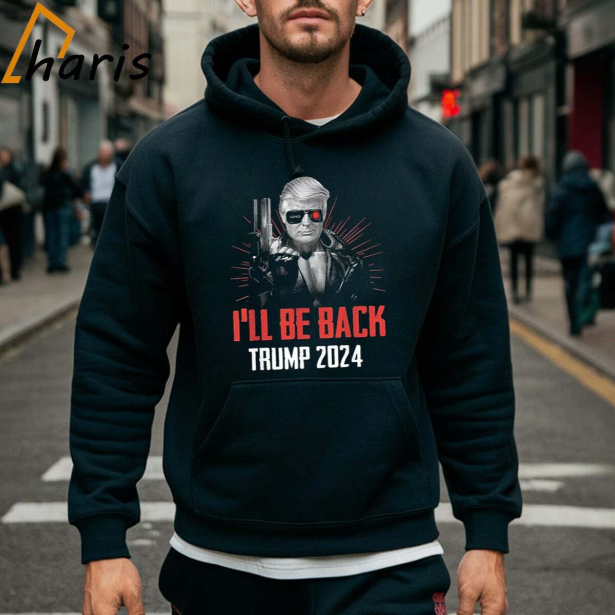 Funny Trump 2024 45 47 Trumpinator I ll Be Back Save America T shirt 5 Hoodie