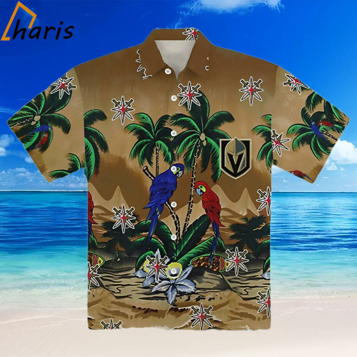 Golden Knights Parrot Hawaiian Shirt 2 2