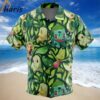 Grass Type Starters Pokemon Button Up Hawaiian Shirt 1 1