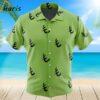 Green Pattern Saitama One Punch Man Hawaiian Shirt 2 2