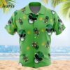 Green Ranger Pattern Mighty Morphin Power Rangers Hawaiian Shirt 1 2