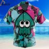Green Squid Aloha Splatoon Button Up Hawaiian Shirt 2 2