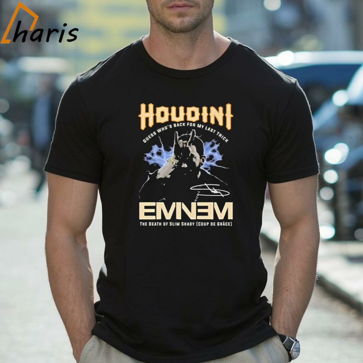 Houdini Guess Whos Back For My Last Trick Eminem The Death Of Slim Shady Vintage T Shirt 2 Shirt