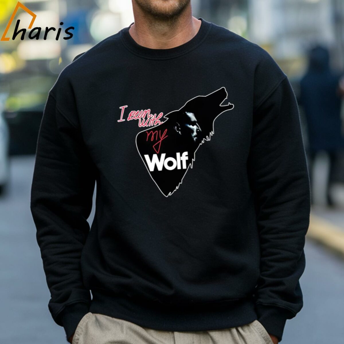 I Run With My Wolf By Jelena And Novak Djokovic Jelenas Viral Wolf T shirt 4 Sweatshirt