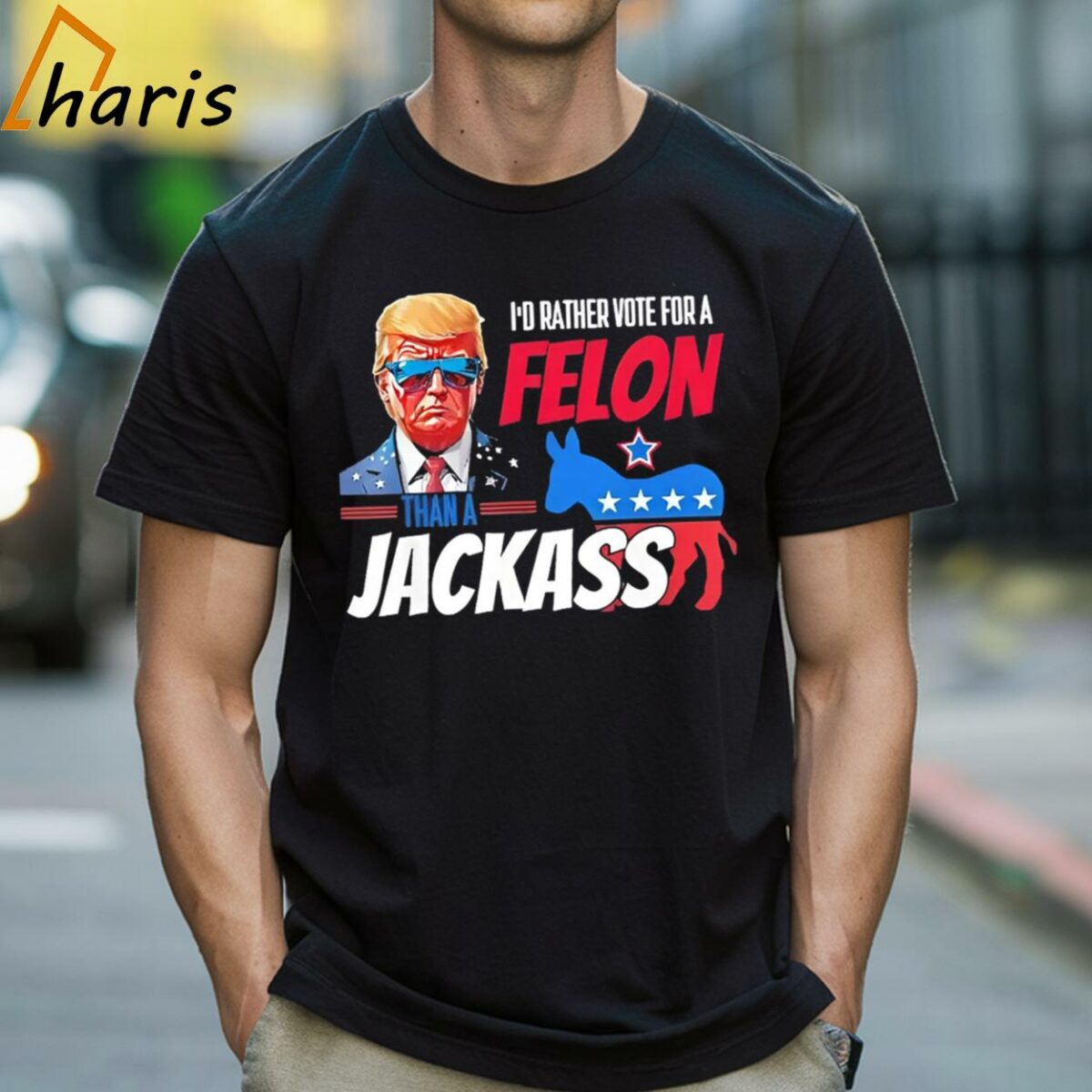 Im Voting For The Outlaw Funny Pro Trump 2024 Election Shirt 1 Shirt