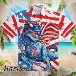 Independence Day Flag Dinosaur Hawaiian Shirt 1 1