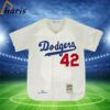 Jackie Robinson Brooklyn Dodgers Mitchell And Ness Authentic 1955 Home Jersey 2 2