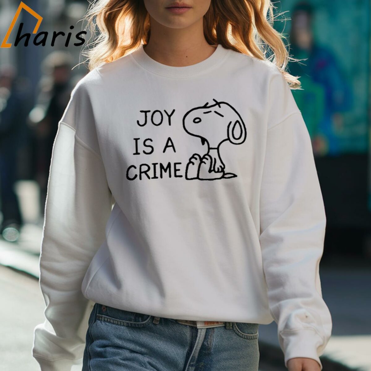 Joy Is A Crime Peanuts Shirt 3 Sweatshirt