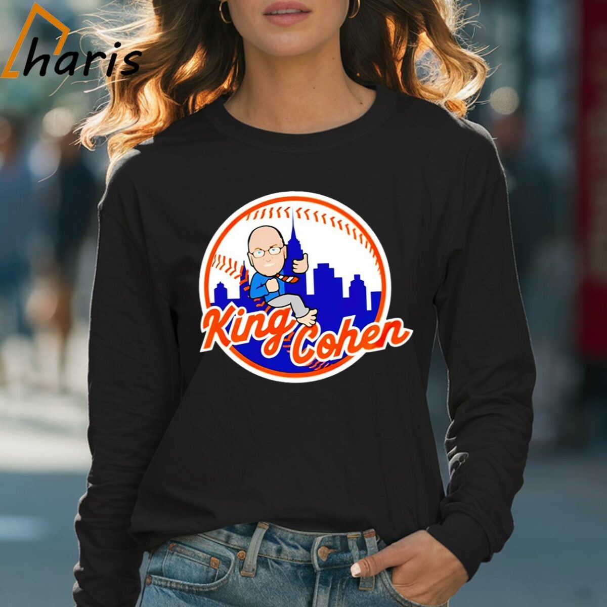 King Cohen New York Mets Shirt 4 Long sleeve shirt