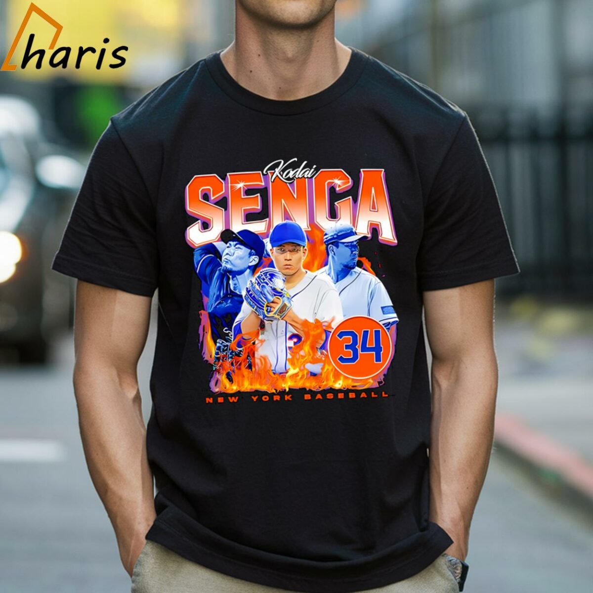 Kodai Senga New York Mets Lightning Retro Mets Shirt 1 Shirt