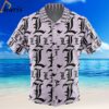 L Symbol Death Note Hawaiian Shirt 2 2