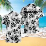 Las Vegas Raiders Flower Pattern Aloha Hawaiian Shirt Summer Holiday Gift 1 1