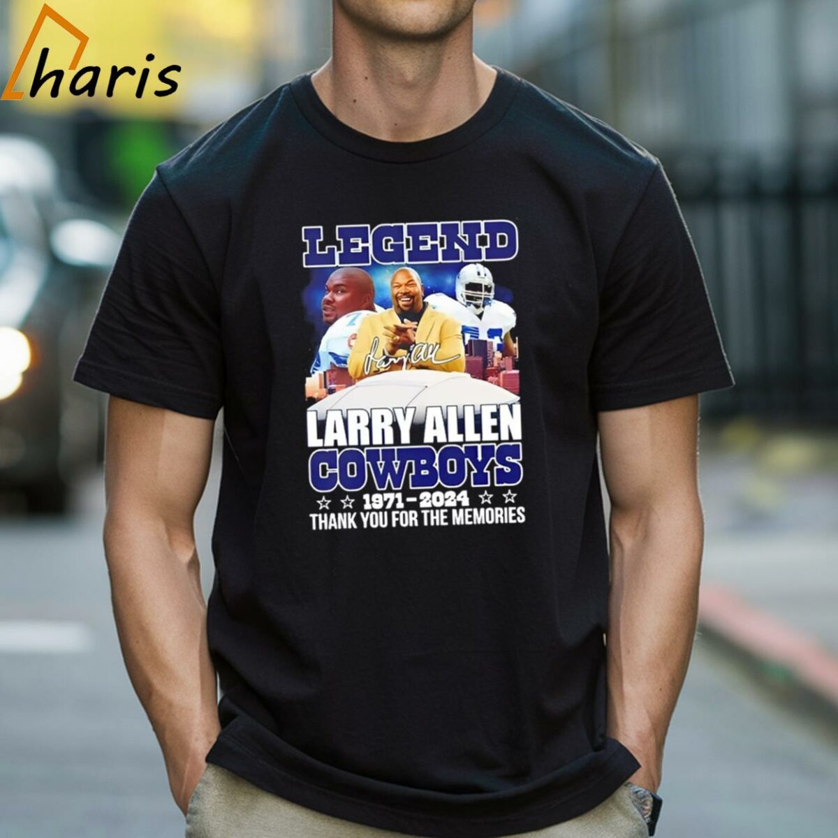 Legend Larry Allen Dallas Cowboys 1971 2024 Thank You For The Memories T Shirt 1 Shirt