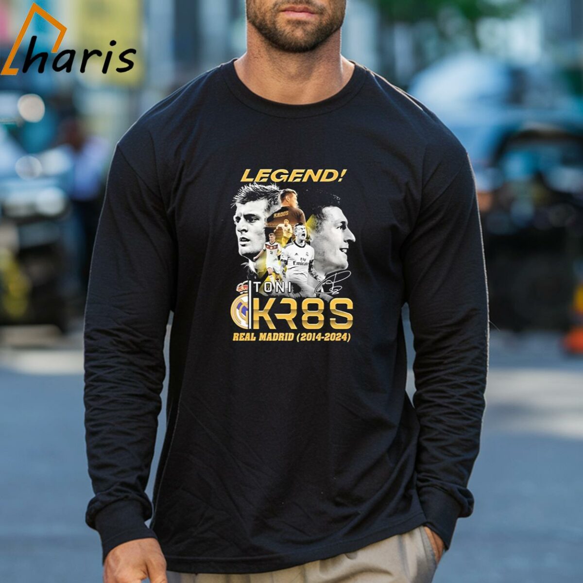 Legend Real Madrid Toni Kroos Kr8S 2014 2024 Signatures T Shirt 3 Long sleeve shirt