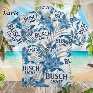 Light Beer Unisex Busch Light Hawaiian Shirt 1 1