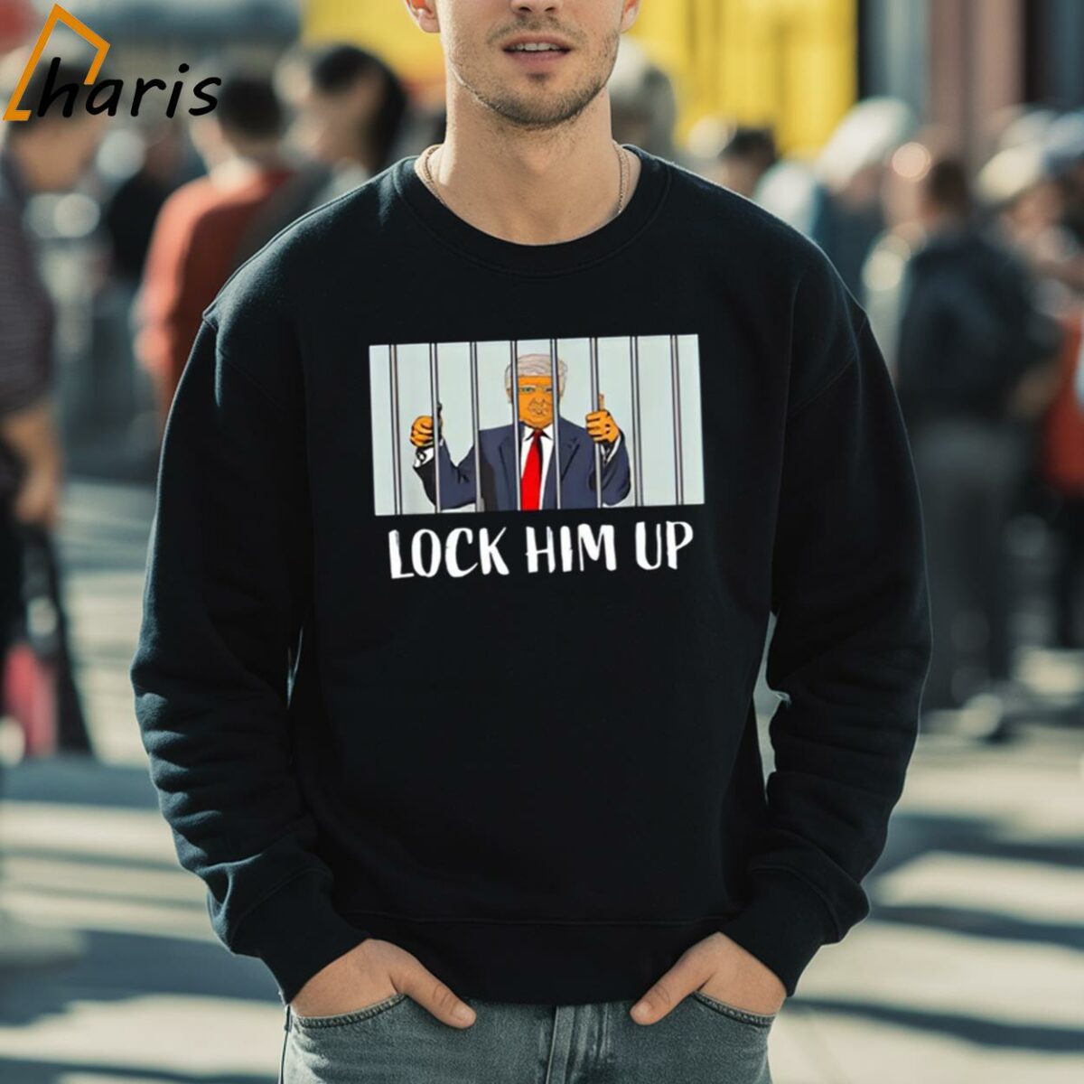 Lock Him Up Trump Funny T Shirt 5 sweatshirt