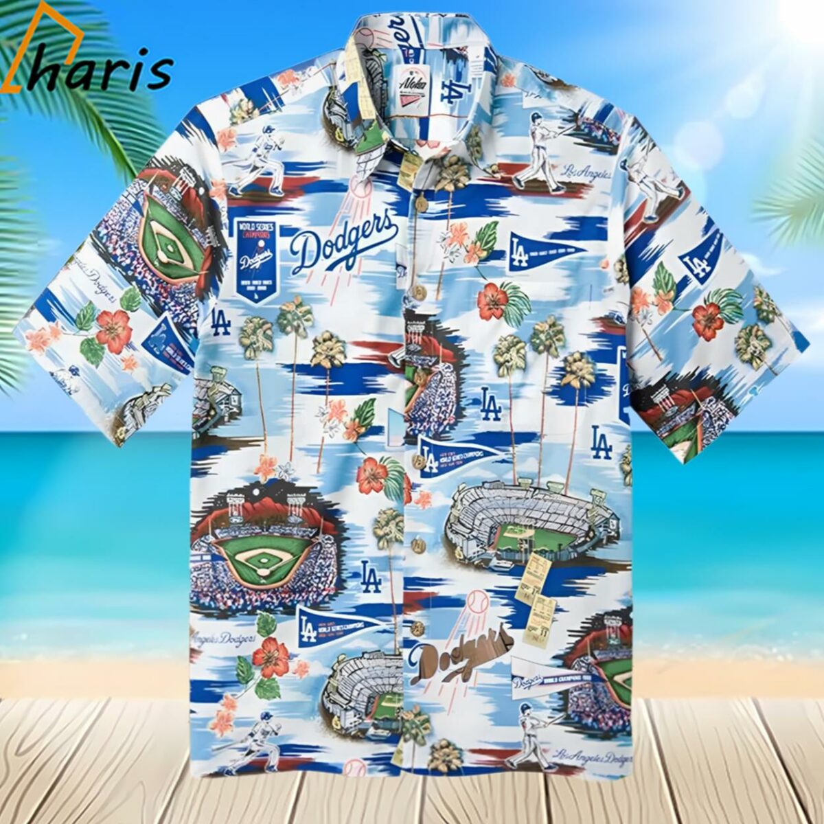 Los Angeles Dodgers MLB Hawaiian Shirt Aloha Gift 2 2