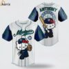 Mariners Special Hello Kitty Design Baseball Jersey 1 1