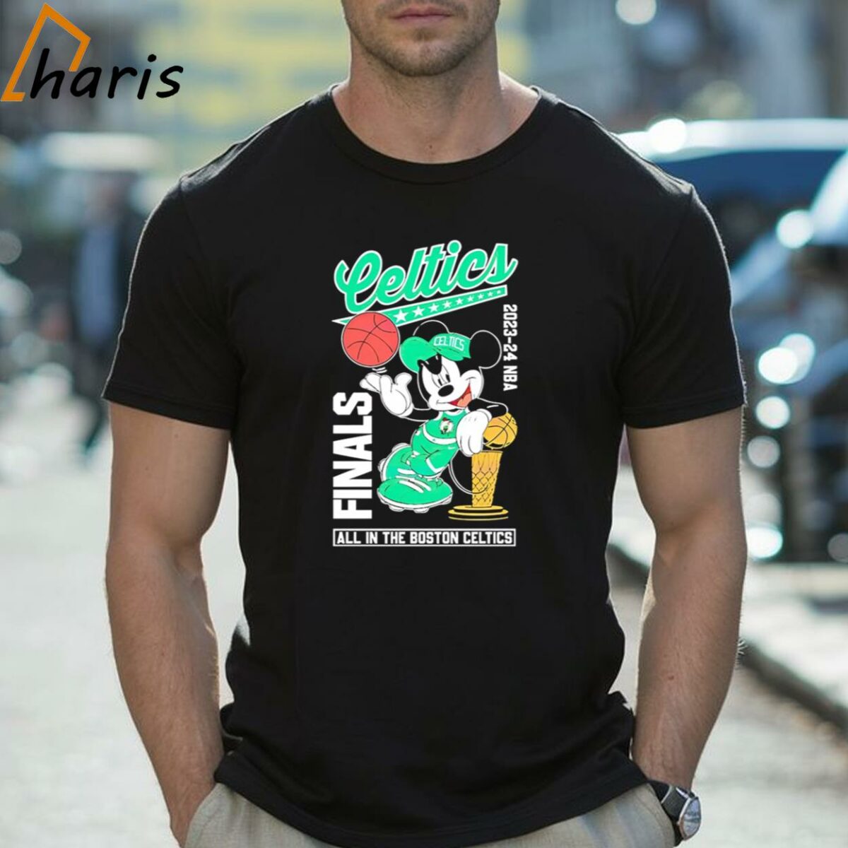 Mickey 2024 NBA Finals all in the Boston Celtics shirt 2 Shirt