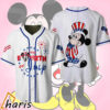 Mickey Mouse Happy 4th Of July Baseball Jersey 1