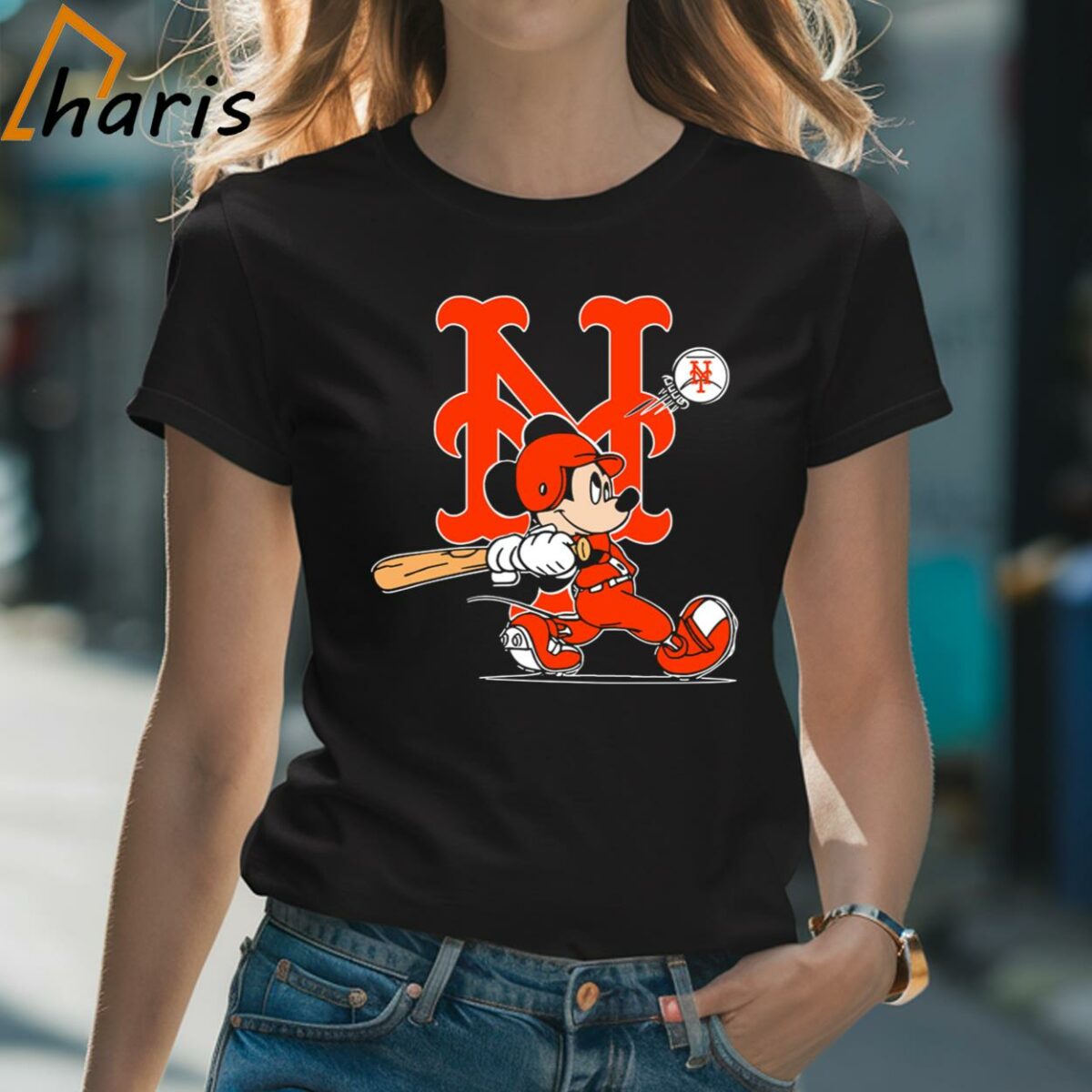Mickey Mouse Player MLB New York Mets Shirt 2 Shirt