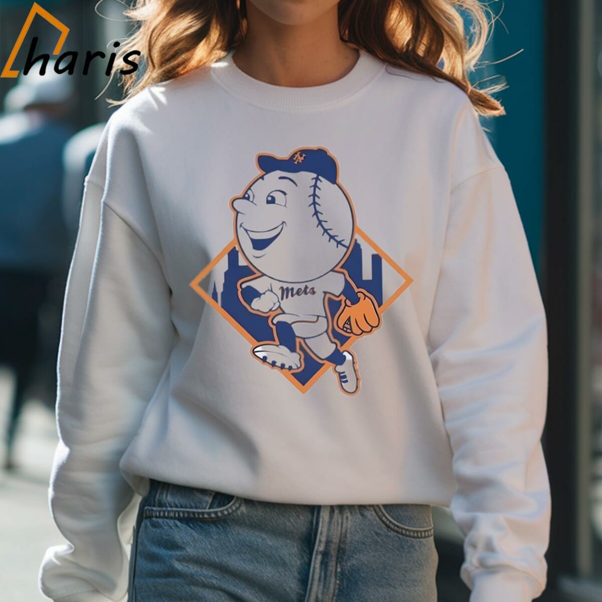Mr Met New York Mets Logo Shirt 4 Sweatshirt