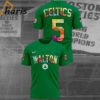 NBA Boston Celtics Bill Walton Green 2024 T Shirt