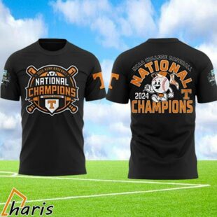 NCAA College Baseball National Tennessee Volunteers Champions 3D T Shirt 1 1