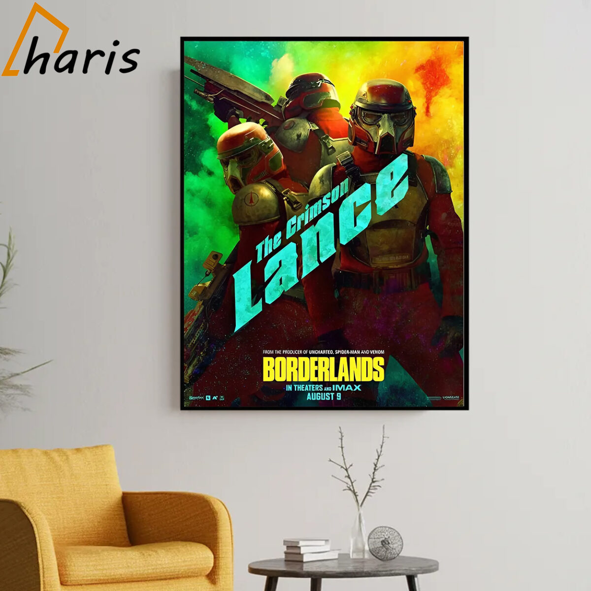 New Character Lance Posters For Borderlands Releasing In Theaters And IMAX On August 9 Poster