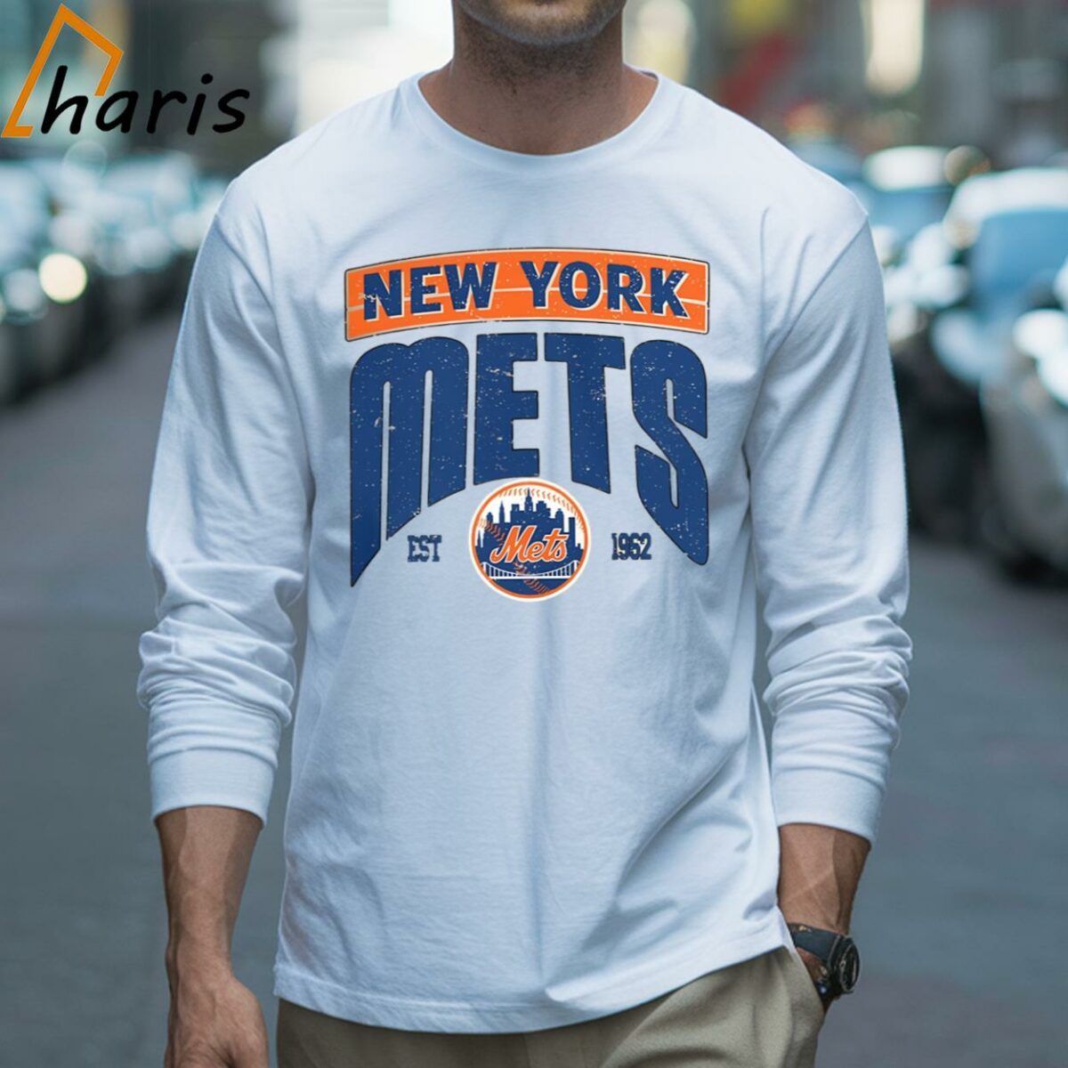New York Mets Est 1962 Logo MLB Baseball T shirt 3 Long sleeve shirt